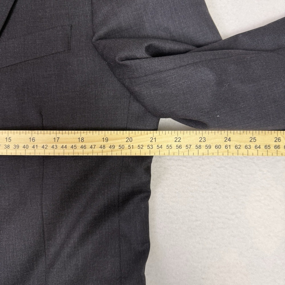 Brooks Brothers 1818 Regent Blazer 42R Gray Estrato Wool Sport Coat Suit Jacket - Picture 8 of 11